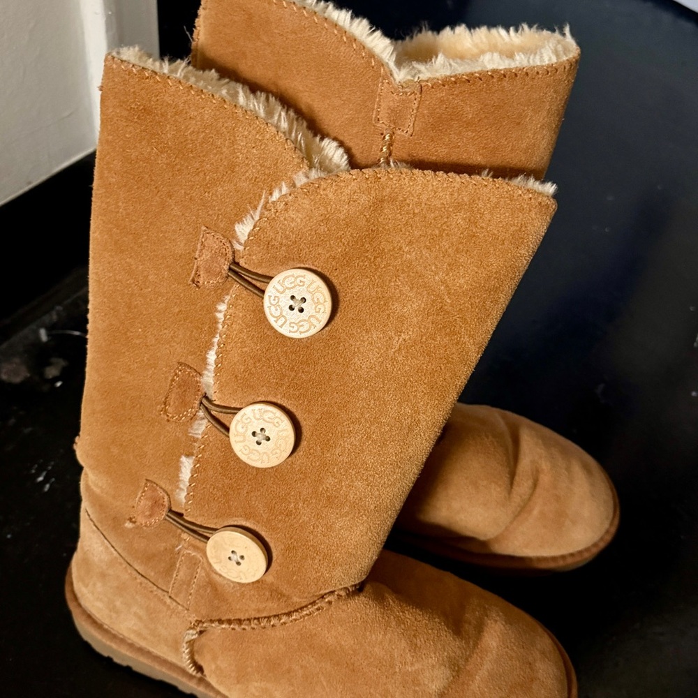 UGG Tan Winter Boots with Plush Lining